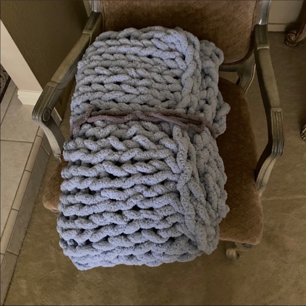 Custom Order Chunky Spa Chenille Blanket Throw - Picture 5 of 5